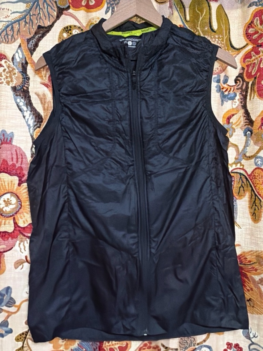 Lightweight Sleeveless Running Vest - Black